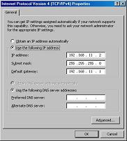 DD-WRT TCP IP Settings