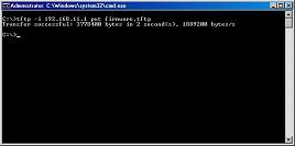 DD-WRT Flashing Router TFTP