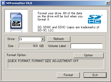 SD Formatter