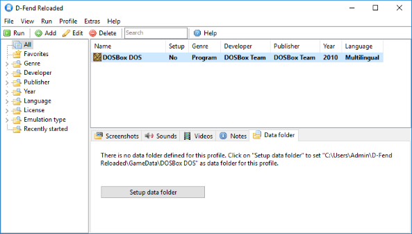 D-Fend GUI