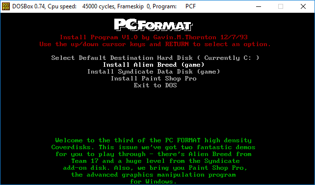PC Format DOSBox